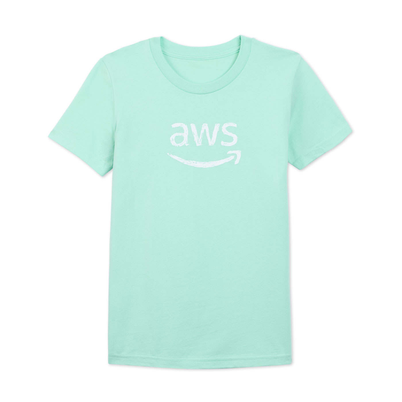 AWS Youth Logo T-Shirt - Mint